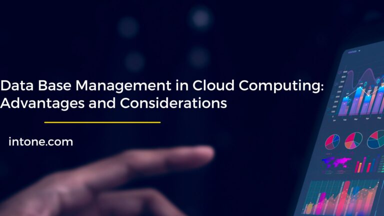 Leveraging cloud-based database management for enhanced accessibility and performance. Highlighting the key benefits of cloud database management, including scalability, security, and cost-efficiency.